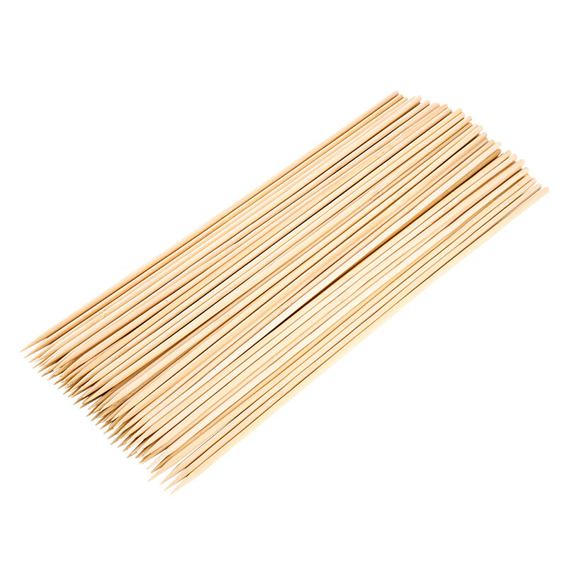 Suncojia bamboo skewers, barbecue skewers, gentleman skewers, mutton skewers, meat skewers, barbecue accessories 3.0 bamboo skewers, 100 pieces
