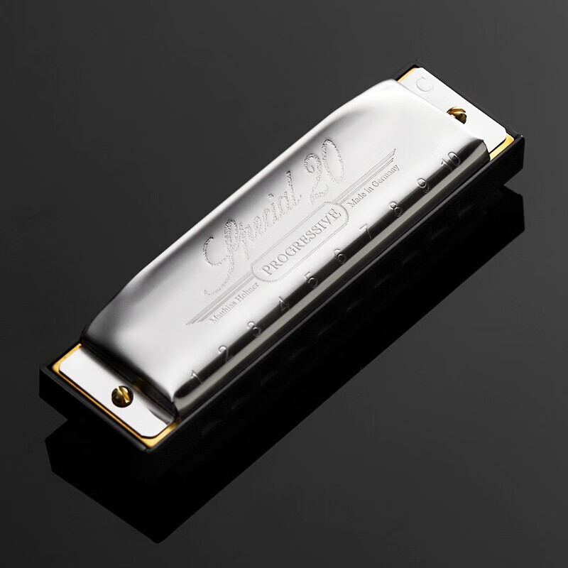 HOHNER harmonica and imported SP20 Bruce PADDY tuning 10-hole harmonica for adults and beginners.
