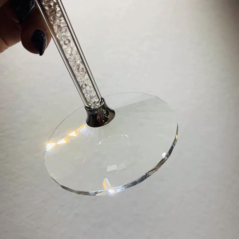 Swarovski red wine glass red wine glass set home crystal diamond wine glass tall foot 470ml (two simple packs