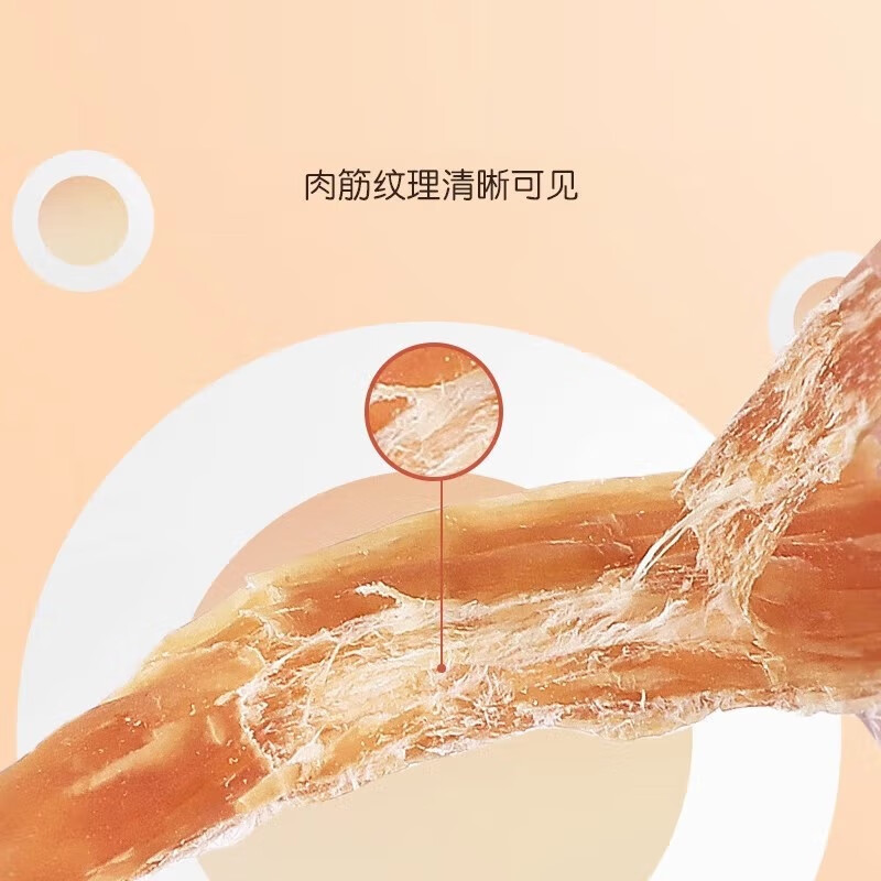 HELLOJOY Dog Snacks Puppy Training Rewards Teething Chicken Breast Jerky Duck Jerky Training Dog Snacks Duck Jerky 90g