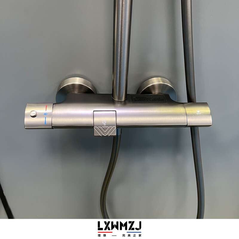 LXWMZJ brand/ideal minimalist design three functions three water outlets constant temperature shower head gun gray constant temperature model
