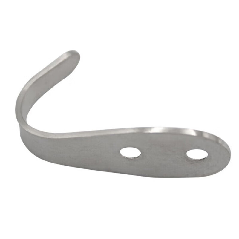 Jinguluo stainless steel hooks behind door single hook coat hooks bathroom coat hooks bathroom kitchen row hooks 10 pcs with screw decorative cover large size 2.0mm