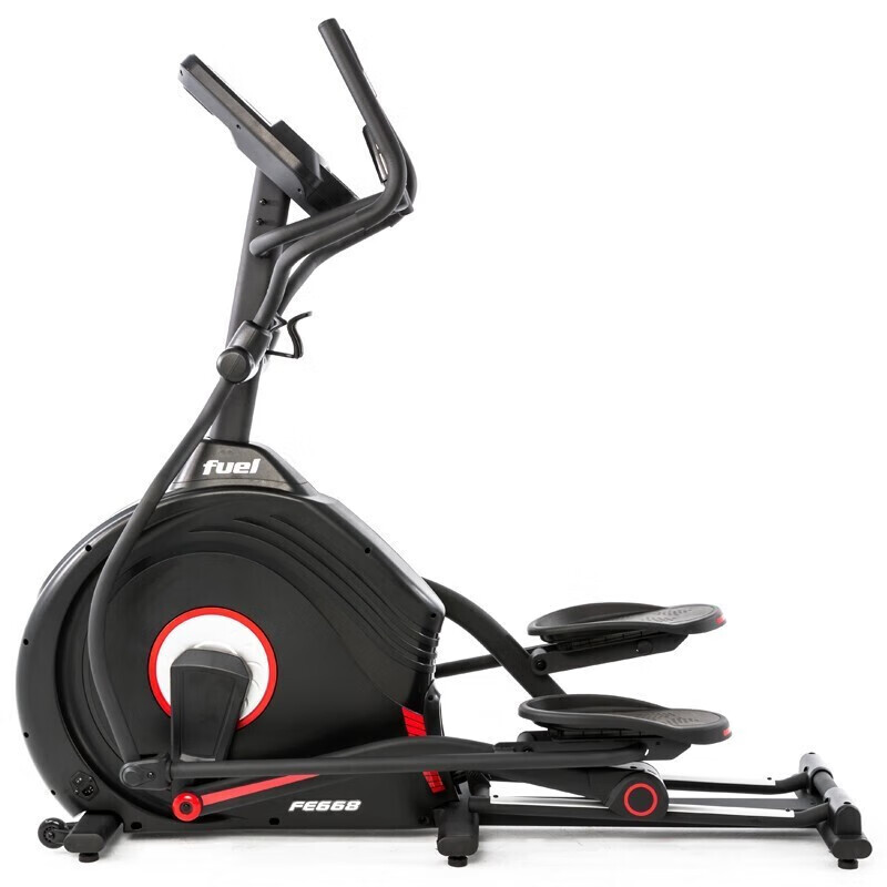 DYACO imported whole machine elliptical machine electric slope FE668 elliptical machine FE666 electromagnetic control walking machine FE668 electric slope-Passion Red