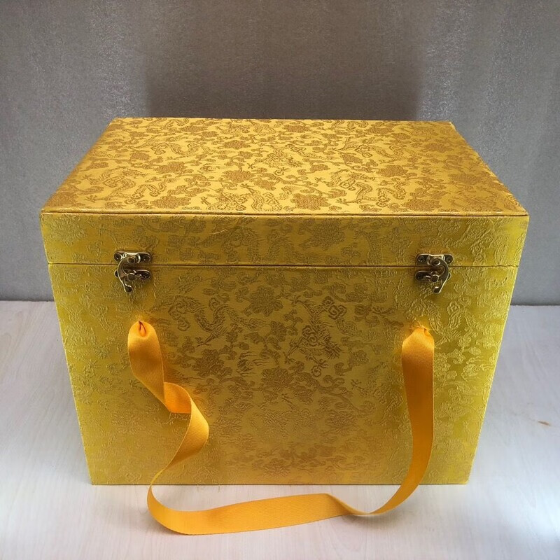 Moutai bottle protective cover (empty box without wine) Feitian wine box metal box packaging box white wine box Feitian 6-pack blue does not include wine