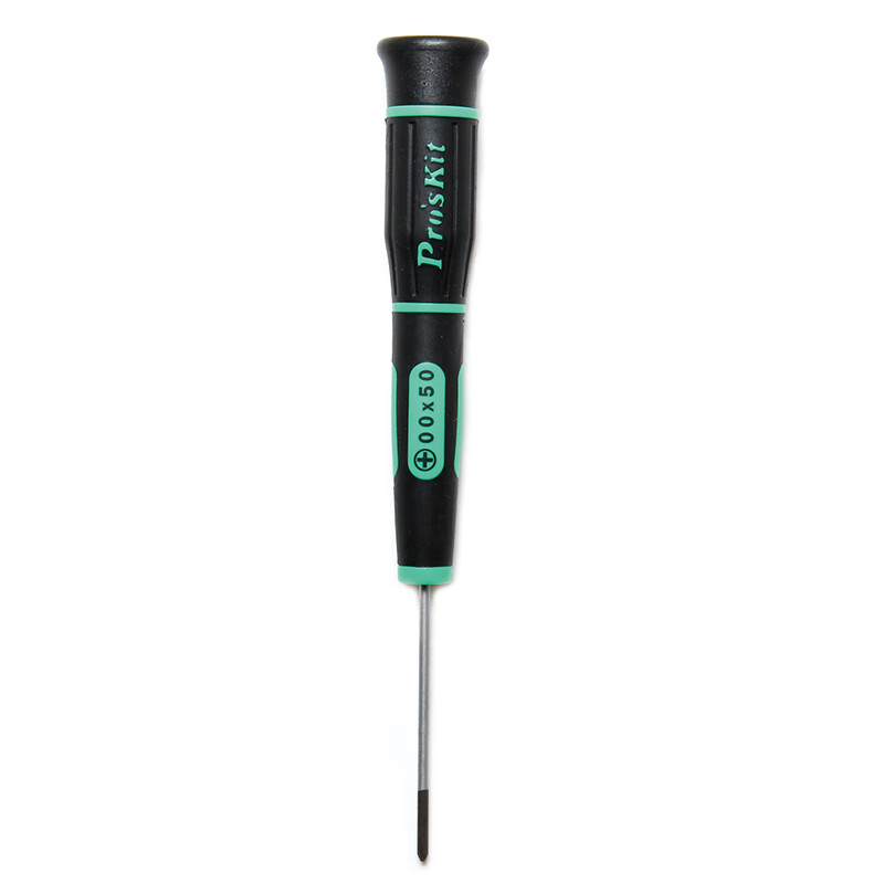 Pro skit SD-081-P2 green and black cross precision screwdriver -#00*50mm