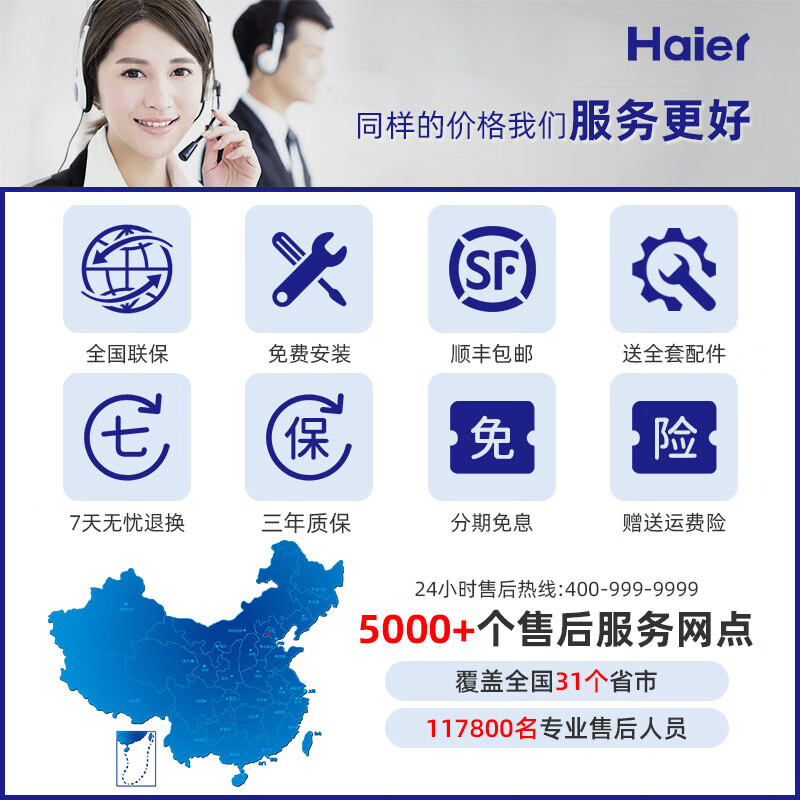 Haier kitchen waste disposer household kitchen food grinder automatic wet waste classification model LD880-Z1