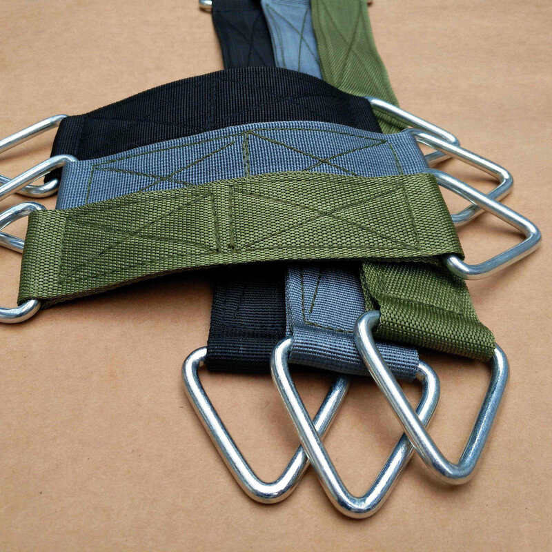 Gangyan children's swing accessories sling rope strap hanging basket horizontal bar hanging strap hook spring hook load-bearing connection belt hanging buckle blue 50 cm thickened four layers 5 cm wide