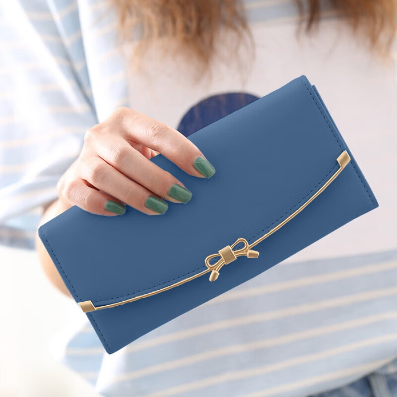 Kuqi Kangaroo Long Wallet Women's High-End Exquisite 2025 New Simple Women's Wallet Niche Design Fashion Pink