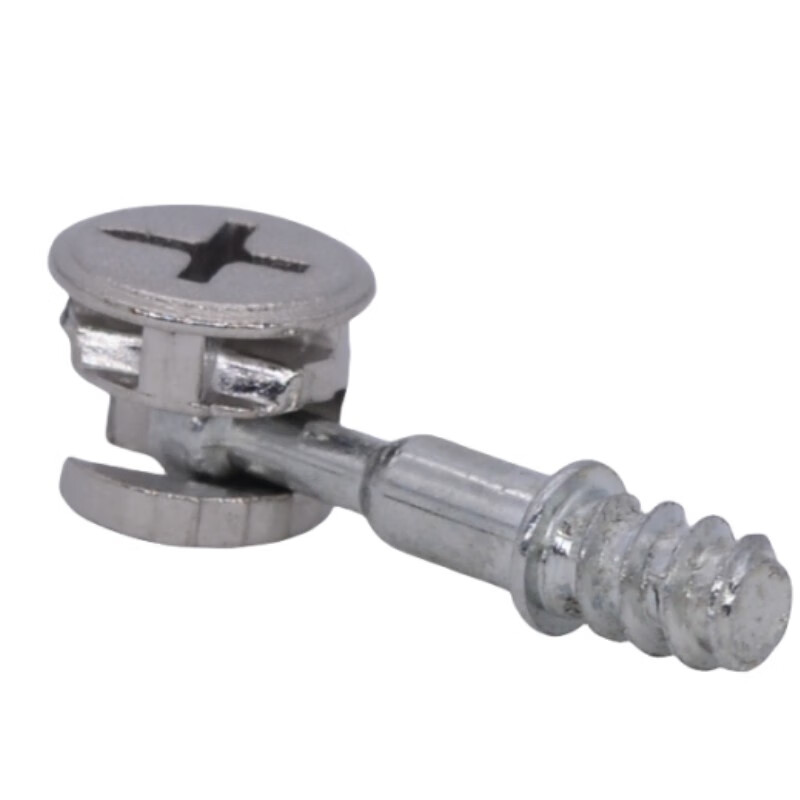 Phil solid thickened two-in-one connecting piece furniture hardware bedclothes cabinet fastening eccentric wheel self-tapping iron rod nut assembly self-tapping rod + diameter 13 eccentric wheel = 10 sets quantity