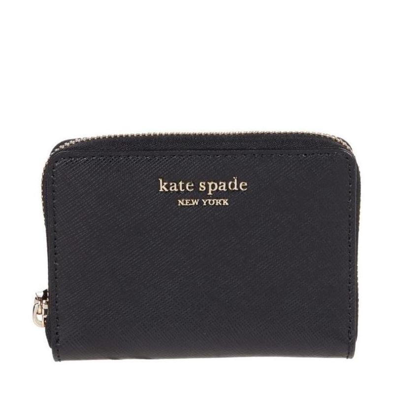 KATE SPADE wallet small bag LOGO 20% off solid color simple trendy 478Z8328BJ Chinese Valentine's Day gift Horizon Blue