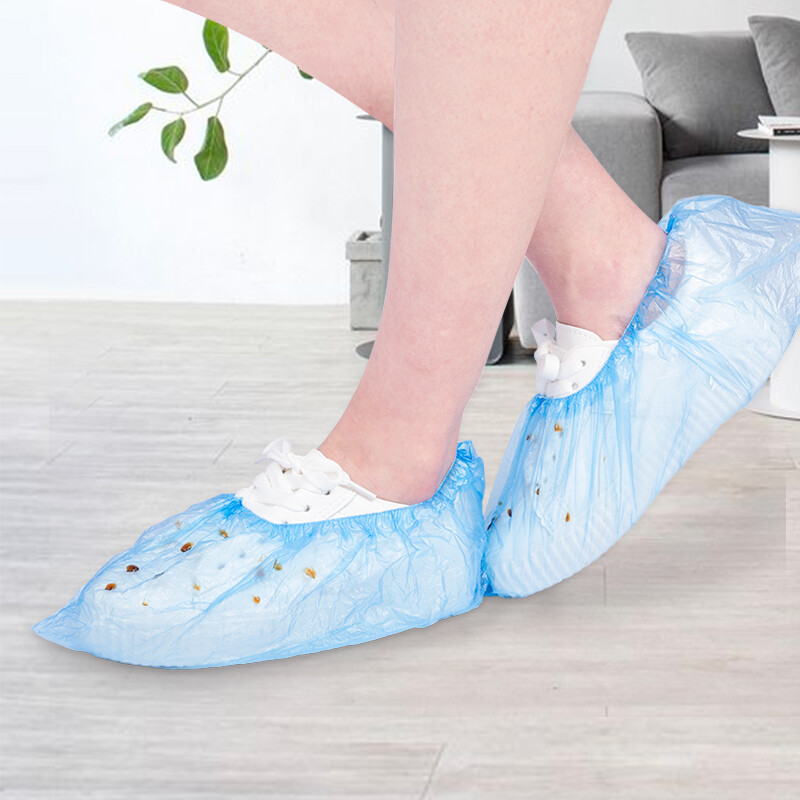 Miaojie disposable shoe covers, 200 pieces, strong PE, durable and not easy to break