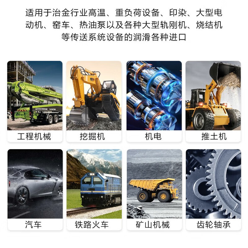 China Overseas Denver Butter Lubricant Grease Collection Excavator Excavator Engineering Machinery Bearing Special High Temperature Resistant Caterpillar Grease Lithium Base Grease Wholesale Comes with Suction Cup Engineering Machinery Grease 3# Yellow 15kg