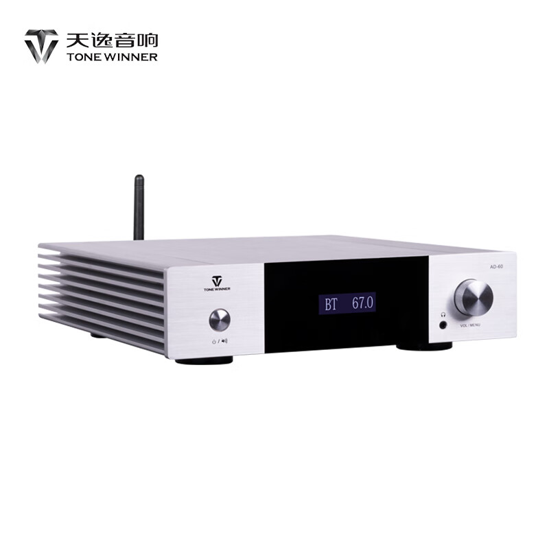 Tianyi (Winner) AD-60 Class A and B small HiFi amplifier multifunctional 5.0 Bluetooth amplifier home wireless digital player fever-grade HiFi amplifier AD-60 black (direct from JD Logistics)