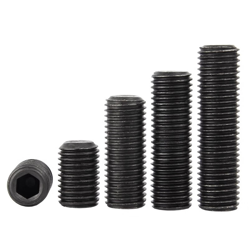 Creaby grade 4.8 fine thread set screws, hexagonal flat end machine meter jack screws, stop screws M16x1.5x20 (10 pcs)