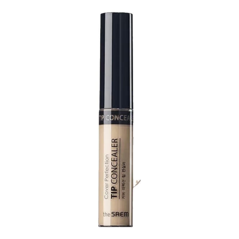 Dexian Korea THE SAEM Dexian Concealer Silky Liquid Foundation Concealer Covers Spots Dark Circles Lips No. 01 Bright Skin Color Single Color