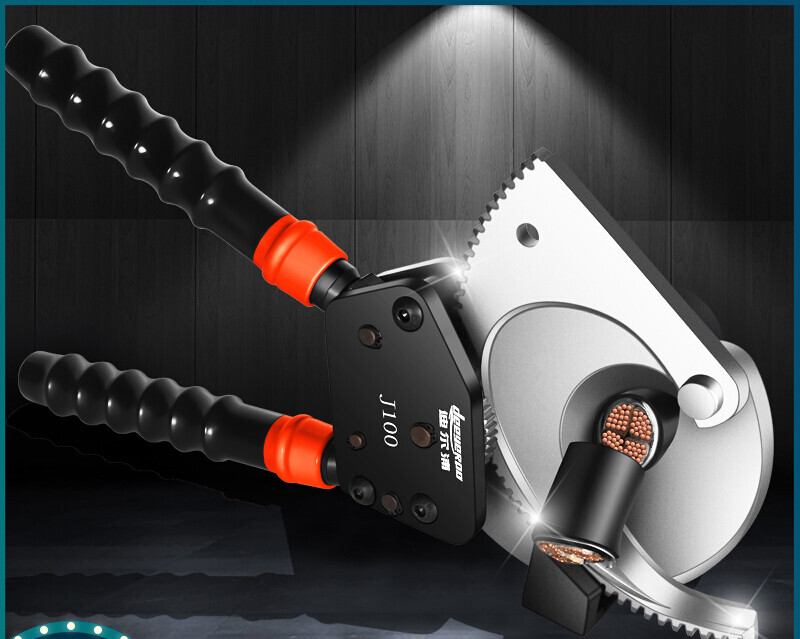 Yutairui ratchet cable scissors J75J95J100J130 gear type cable scissors copper aluminum armored manual steel strand scissors cable scissors export model J160