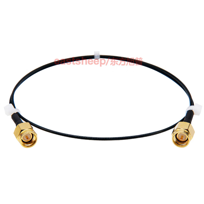 Dongfang Xupu RG1.37 silver-plated flexible thin coaxial cable SMA-JJ SMA male to male 0-6G 0.5m