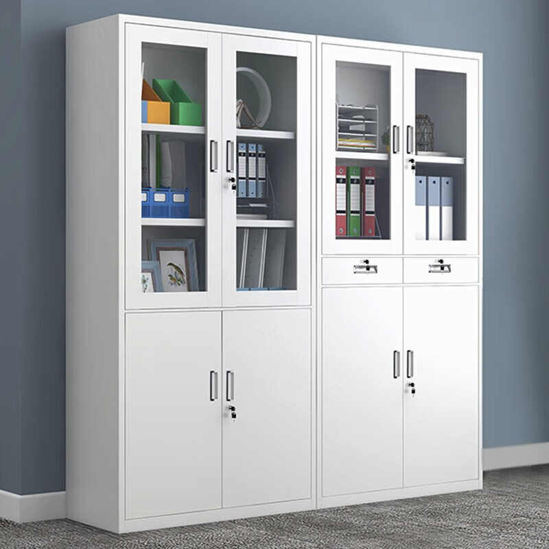Zhongcun Steel Office File Cabinet Iron Cabinet File Information Financial Voucher Cabinet Split Five-section Cabinet Lockable Storage Cabinet Large Equipment File Cabinet Regular Style