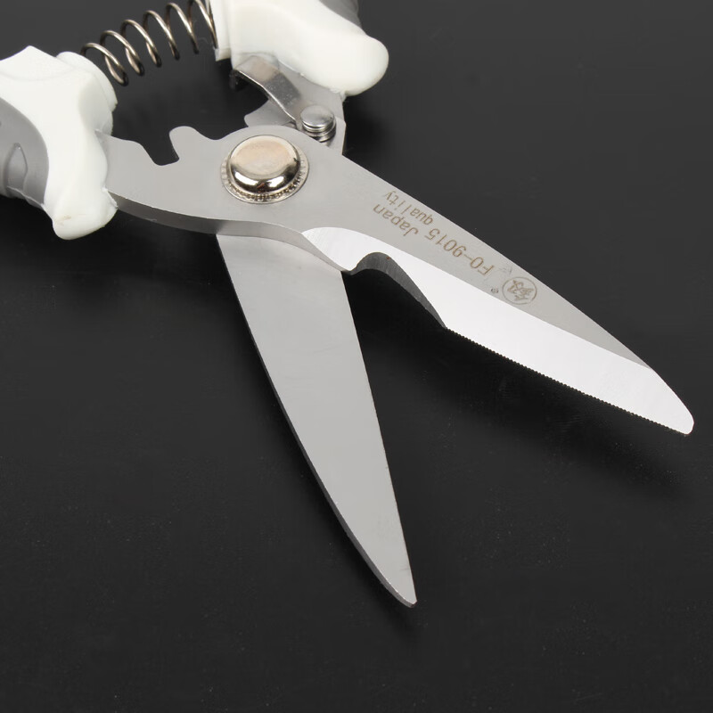 鰰brand Fukuoka tools manual electrician scissors wire trough scissors electronic wire scissors technology small household 9013 6-inch Seiko Japanese-style electronic scissors FO-9016