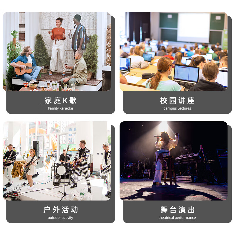 Depusheng professional stage high-power speakers single and double 15-inch wedding performance conference campus audio outdoor HiFi disco bar KTV double bass engineering grade L15 L125 double 15 professional performance set