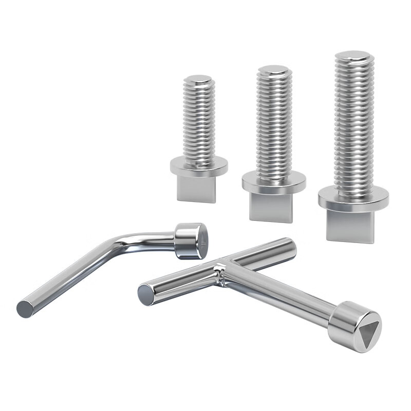 Tianzhuo Hardware M6M8M10 304 stainless steel triangle anti-theft screws street light electrical box chassis guardrail bolts*20x30x50 M6*25-5 only