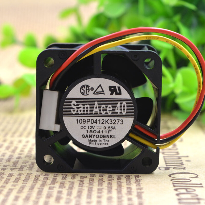 Sanyo 4CM/cm 4028 12V DC violent fan power supply/1U server cooling fan