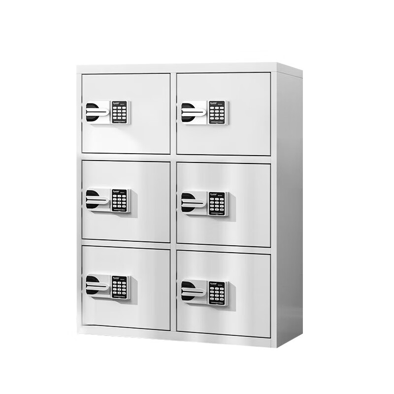 Huihuang Yongwei safe cabinet six doors 900*420*1200mm national security lock multi-door multi-grid anti-theft data filing cabinet