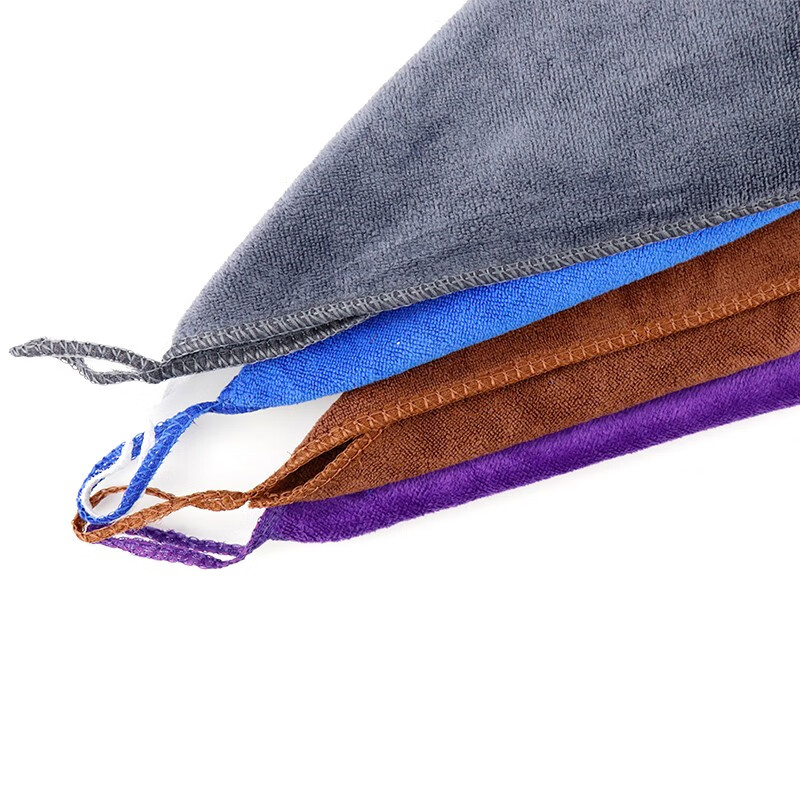 Bingyu BYyc-146 multifunctional fine fiber absorbent towel rag cleaning lanyard towel 30*30 random color 10 pieces (small size)