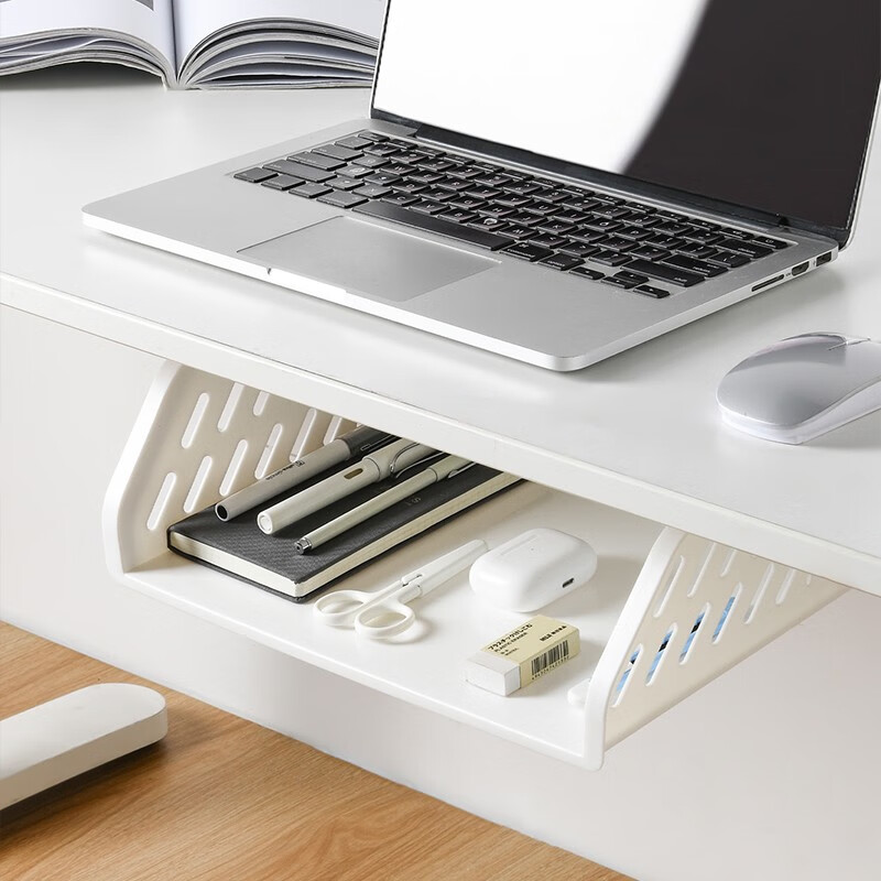 Jimeng cabinet storage box dormitory desktop hanging storage rack wardrobe shoe cabinet wall hanging storage box white