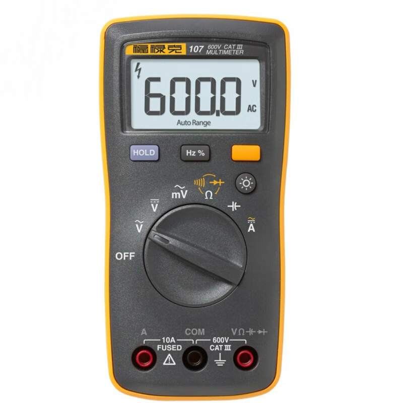 FLUKE 107 digital multimeter handheld multimeter multimeter automatic range ammeter instrumentation