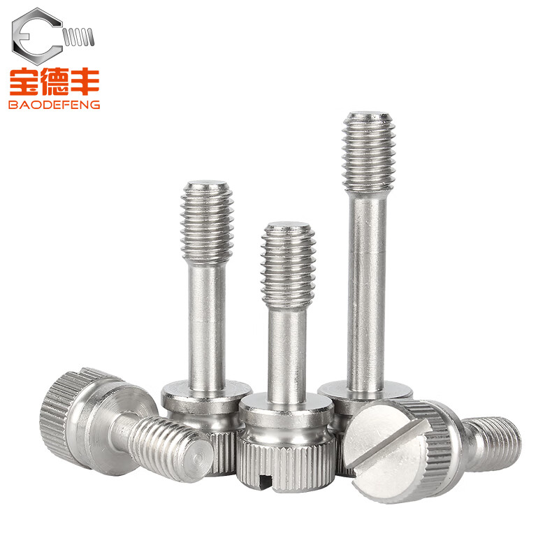 Baodefeng 304 stainless steel loose screws and bolts GB839 slotted hand-tight anti-loosening screws M2.5x6 10 pieces