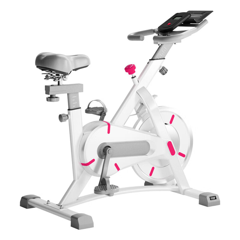 Shuerjian Magnetic Control Intelligent Spinning Bike Home Indoor Exercise Bike Equipment Sports Bike 609 White APP Supreme Model