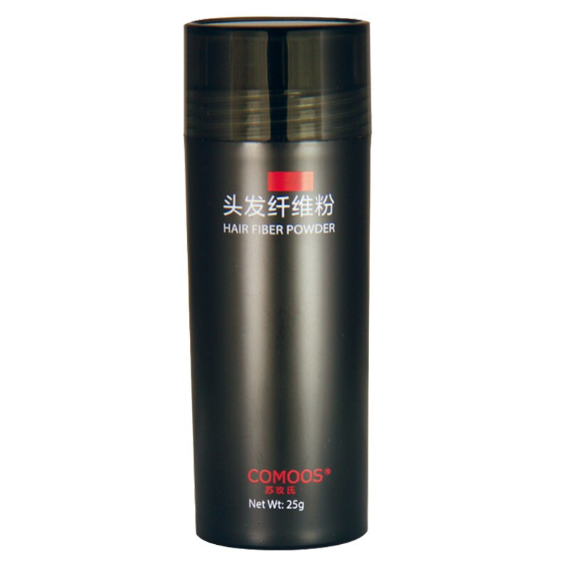 Sumei's (COMOOS) Hair Fiber Powder Visual Hair Increase Density Hair Replacement Seam Artifact Hairline Filling Spray Sparse Covering Black 25g bottle (recommend 3 bottles for repurchase)