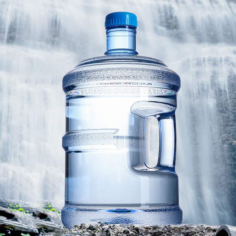 Baijie Pure Water Bucket Food Grade PC Bottled Water Bucket Mineral Water Bucket Drinking Water Storage Bucket Water Dispenser Bucket Portable Outdoor Bucket Empty Bucket 7.5L