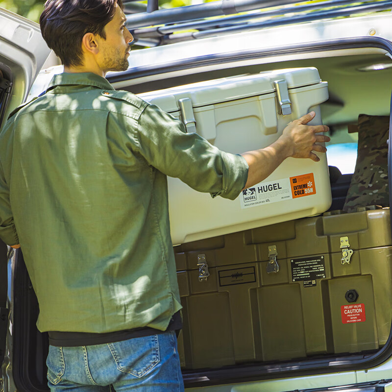 IRIS VITC20 Vacuum Insulated Cooling and Warming Box 20L Outdoor Picnic Travel Dual-Use Car Insulation Box Carbon Gray