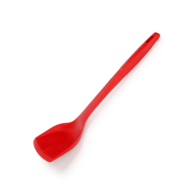 LOCK & LOCK silicone spatula, frying pan, cooking utensils, non-damaging pot spatula, red
