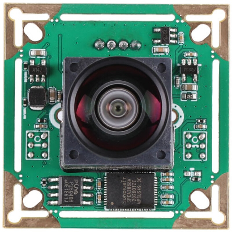 4K high-definition 8 million USB camera module IMX317 industrial camera wide-angle distortion-free file shooting module manual focus + wind