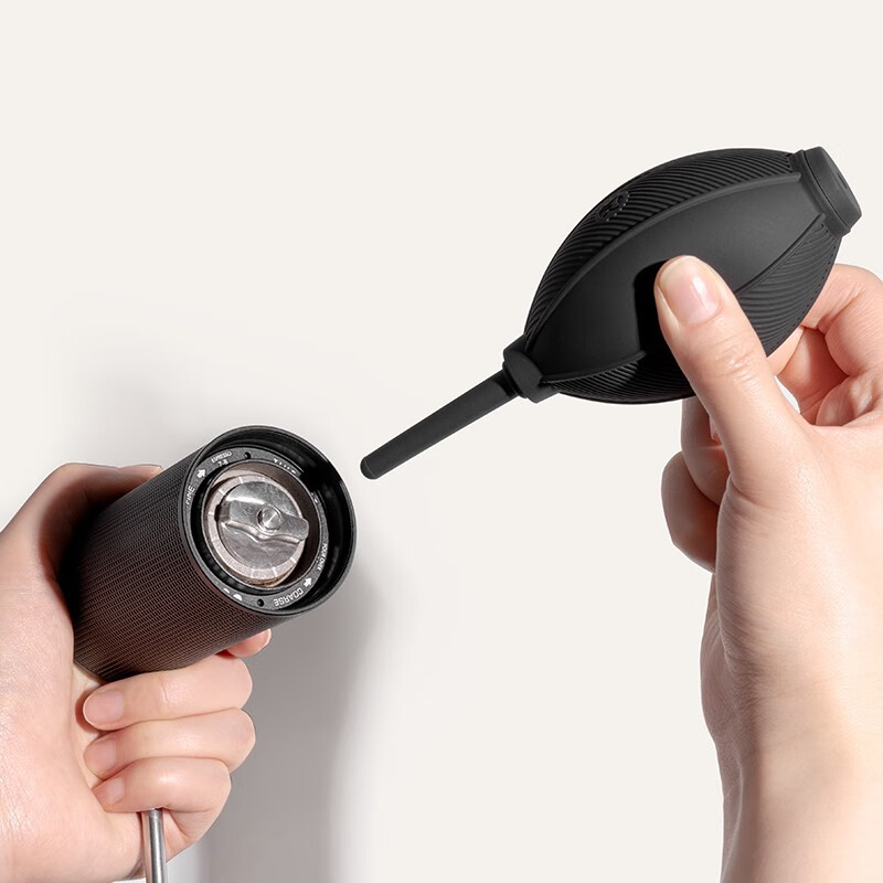 Taimo grinder cleaning air blower, coffee powder cartridge deep cleaning, precision instrument dust removal tool, black