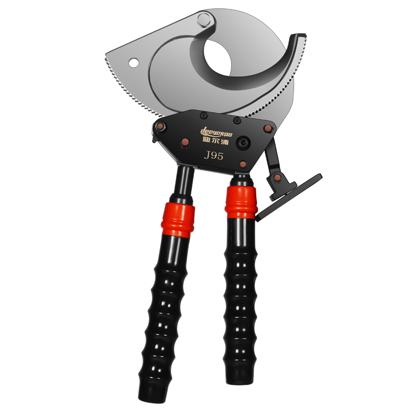 Yutairui ratchet cable scissors J75J95J100J130 gear type cable scissors copper aluminum armored manual steel strand scissors cable scissors export model J160