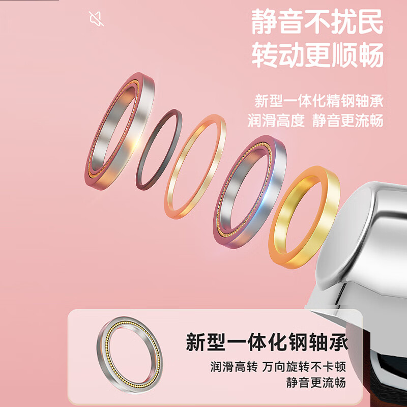 PEPEBEAR Abdominal Wheel for Home Men and Women Abdominal Muscle Wheel Abdominal Training Abdominal Exercise Roller Abdominal Chest Muscle Training Home Silent Sliding Tray - Black + Kneeling Round Pad - Pink + Anti-Slip Pad