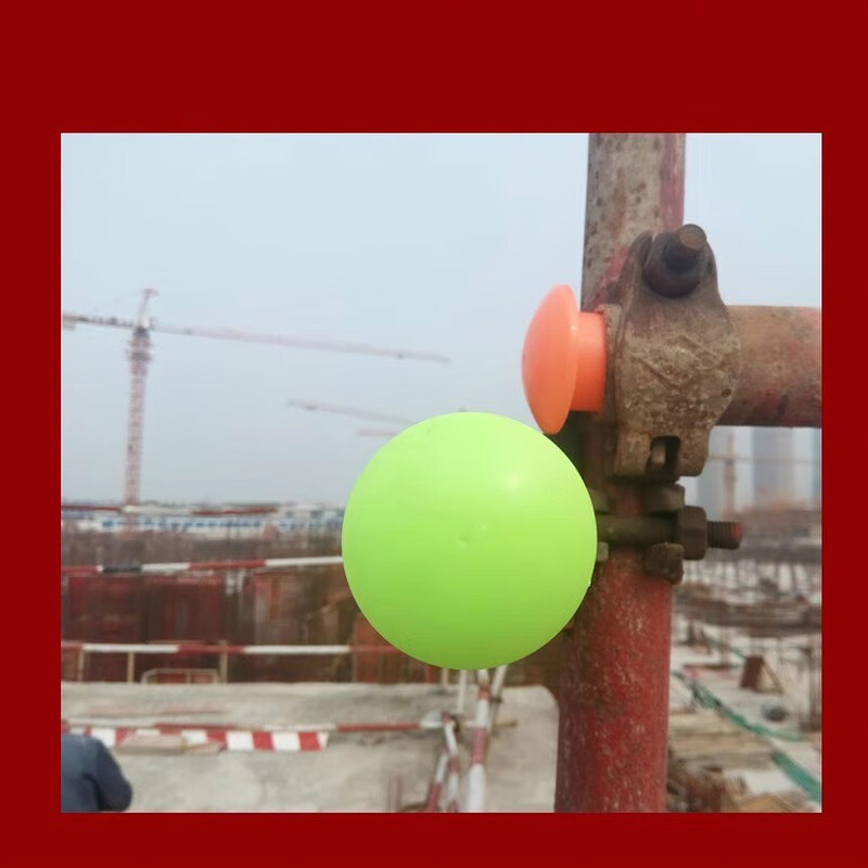 Ji Litian customized steel wire head protective cover threaded steel bar protective cap mushroom cap steel pipe protective sleeve shelf pipe blocking screw steel bar 8mm-20mm thickened with fluorescence 100 pieces