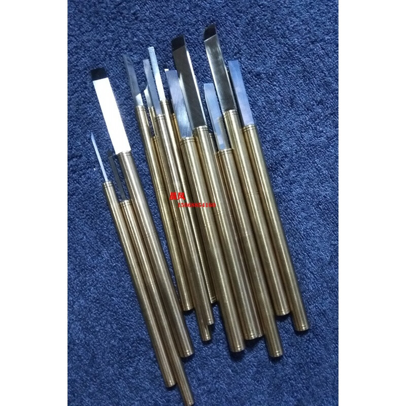 Handmade shovel knife diy gundam military vehicle model making tool carving and marking push knife set bmc 8 flat knives set 8 flat knives