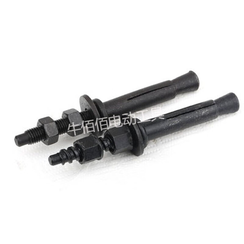 Construction water drill expansion screw, dust-proof table fixed base bracket, removable and reusable expansion bolt, 45# steel water drill fixed expansion bolt (coarse tooth) 1 piece