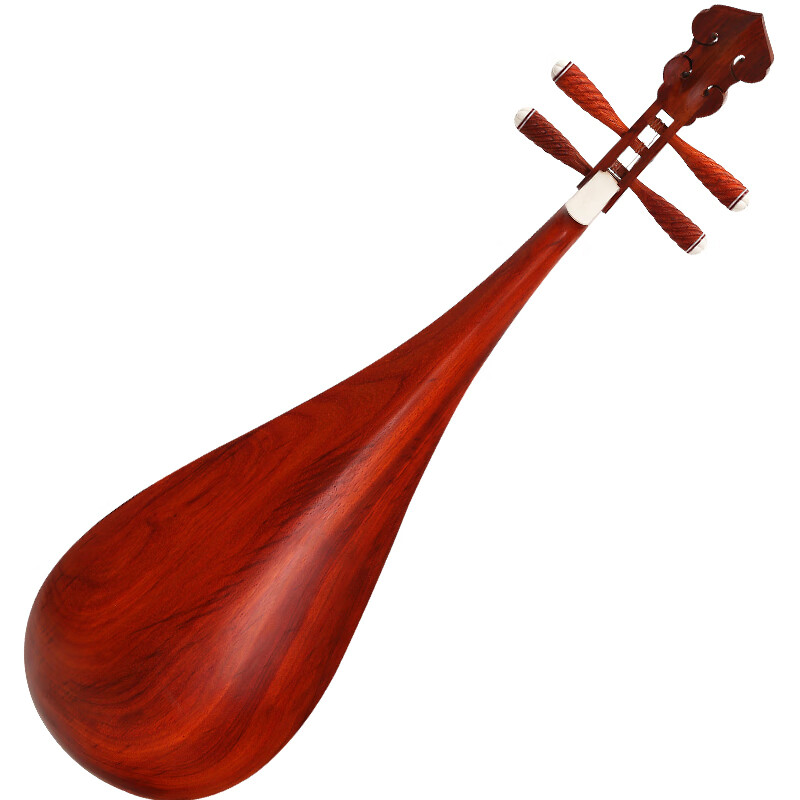 Folk Music Professional Pipa Mahogany Chicken Wing Wood Rosewood Pipa Instrument Beginner Introductory Teaching Adult Pipa Instrument Adult African Rosewood (Performance Level)