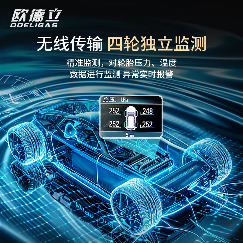 ODELIGAS is suitable for Ford Edge tire pressure monitoring sensor original Mondeo Taurus Focus Mustang tire pressure 17-21 Mondeo sensor - single