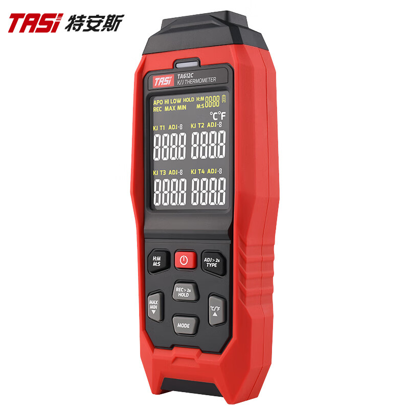 Teans thermocouple thermometer multi-channel temperature tester recorder contact thermometer TA612C