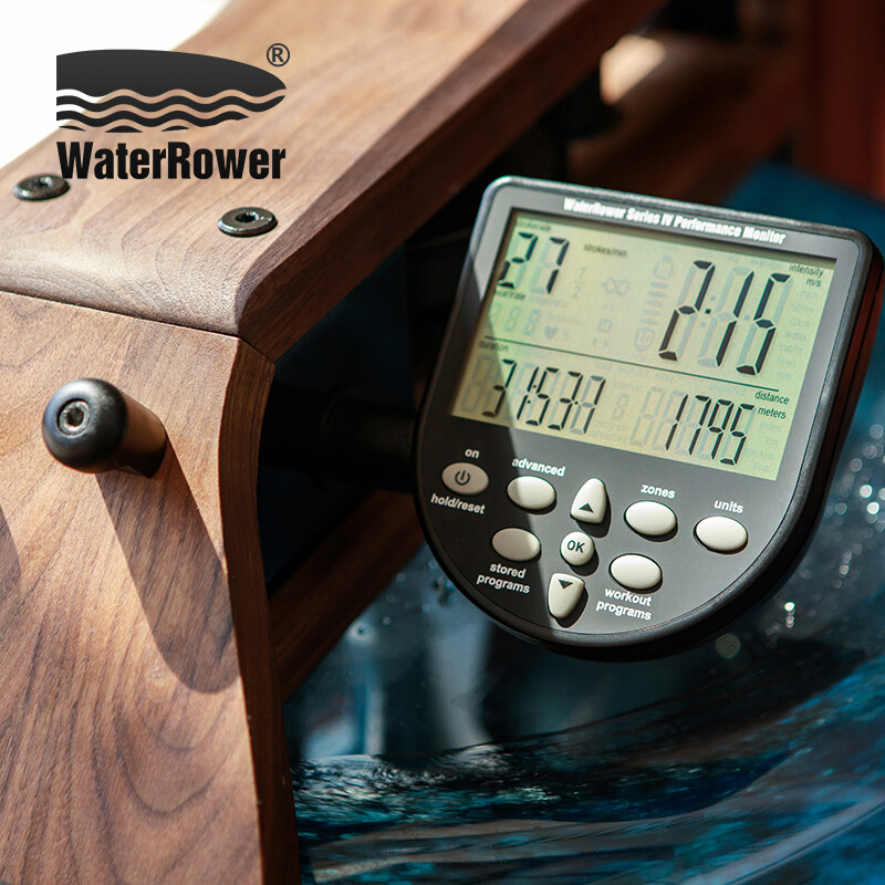WaterRower Walnut Water Resistance Rowing Machine Smart Set