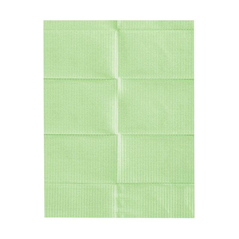 Pickup Cat Disposable Placemats Disposable Placemats 125 Pieces Children's Lunch Mat Isolation Mat Original Wood Pulp Paper Cartoon Solid Color Anti-Green