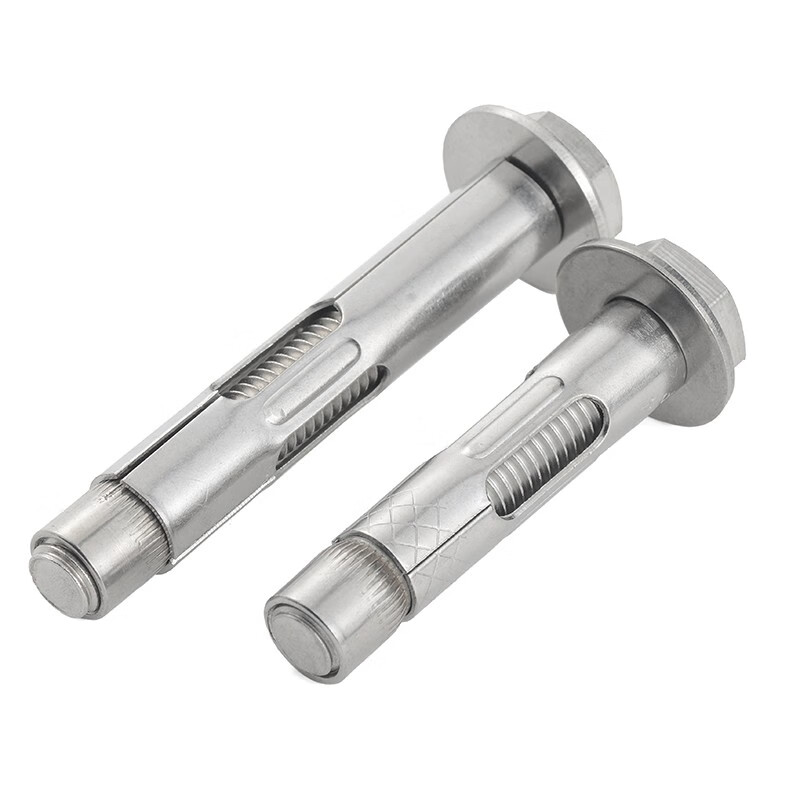 Jinggong (JINGGONG) 304 stainless steel external hexagonal expansion screws, internal expansion bolts, flat head external hexagonal expansion bolts, 30% off M8*60 (10 pieces), punch 10mm