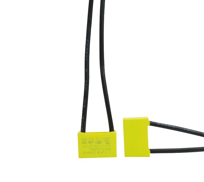 Lamps anti-flicker, anti-ghost fire capacitor single fire smart switch LED light 0.1UF fire safety regulations 275v with wire 0.1UF two wires 2 pieces 1 piece